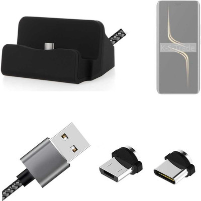 Docking Station für Honor Magic6 Ultimate + USB-Typ C und Micro-USB-Anschluss