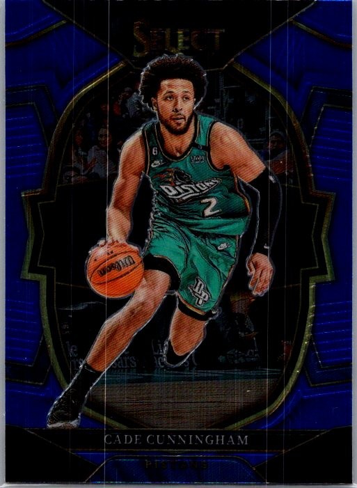2022-23 Panini Select #18 Cade Cunningham Blue (Retail Base)