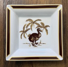 Vintage Mauritius "Dodo Island" Ashtray Porcelain Dif Souvenir Trinket D