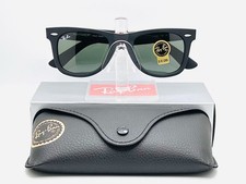 Ray-Ban RB2140 Original Wayfarer 50mm Classic Unisex Sunglasses- Green G-15 Lens