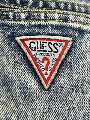 #ad VTG Guess Jeans Womens 29 Georges Marciano Acid Wash Ankle Zip 80s $48.69