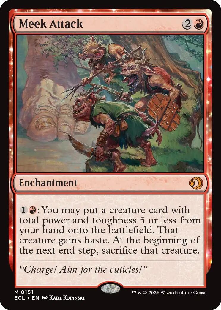 Meek Attack - 151 - NM - Lorwyn Eclipsed