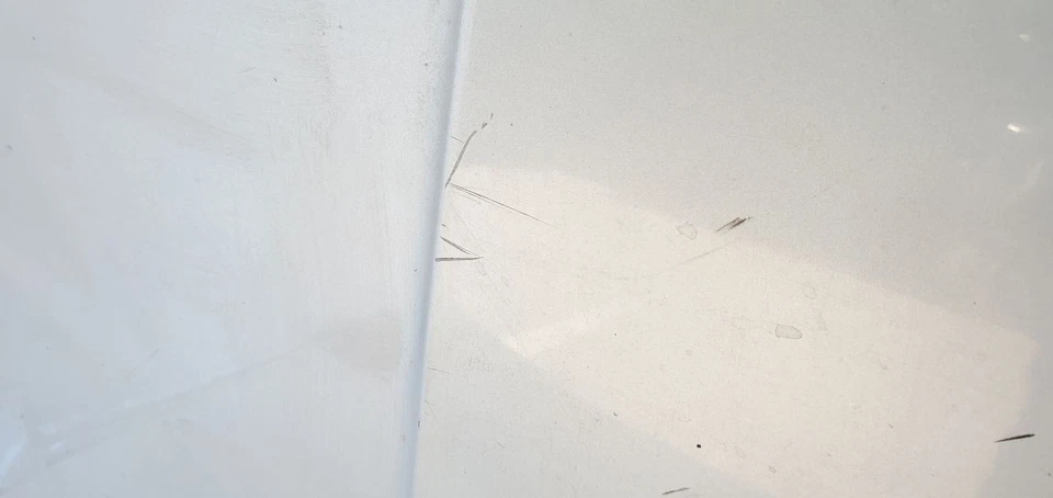 1984 1989 Conquest Starion Chrysler OEM Silver Minor Surface Rust Hood  - Image 4 of 4