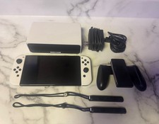 Nintendo Switch OLED 64GB White - Used One Day - Complete Set