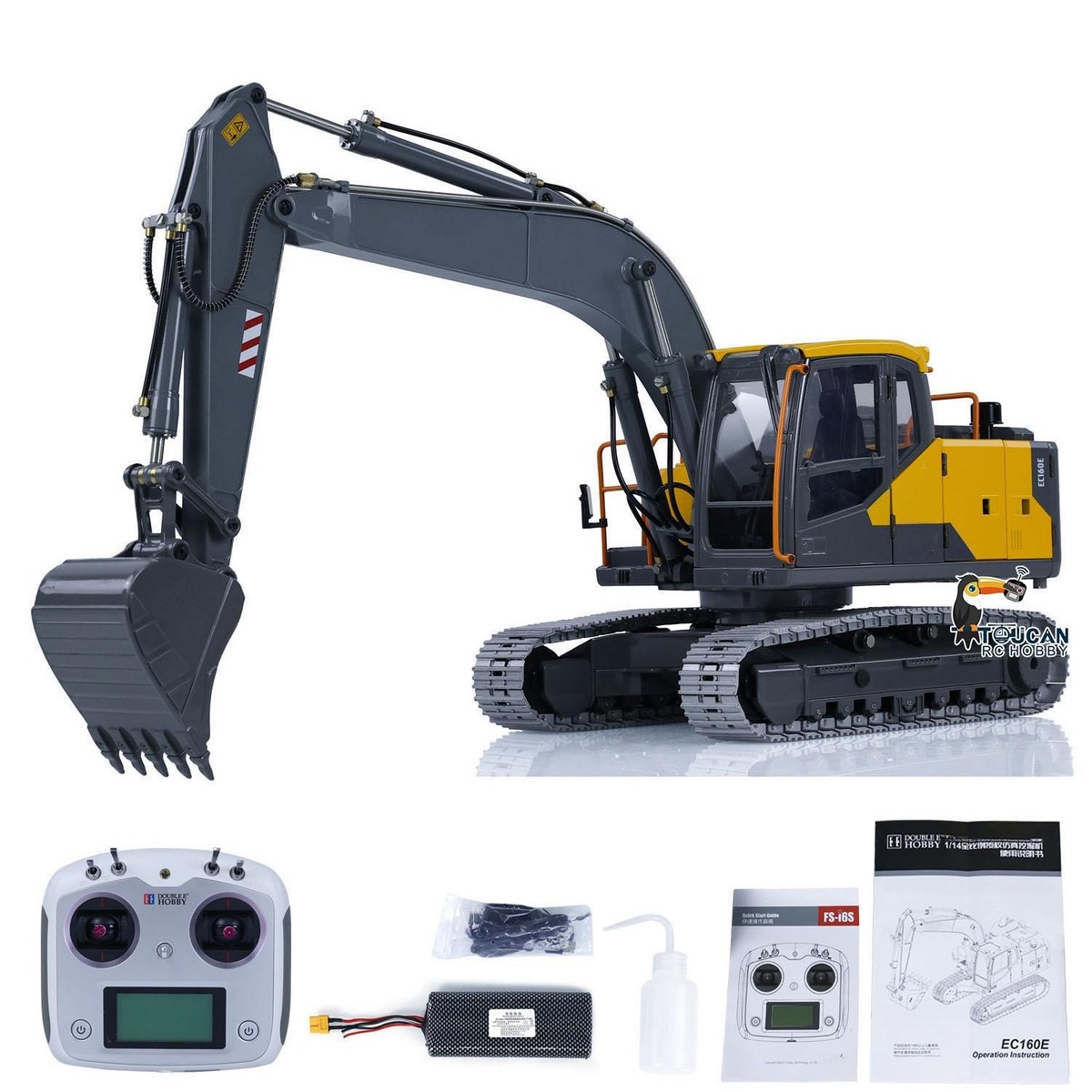 EC160E Double 1/14 RC Assembled Hydraulic Volvo Excavator E111