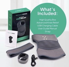 Rejuvaknee Advanced Knee Relief Kneepad Wireless And Rechargeable  Shoulder