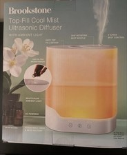 Brookstone Top Fill Cool Mist Ultrasonic Ambi...