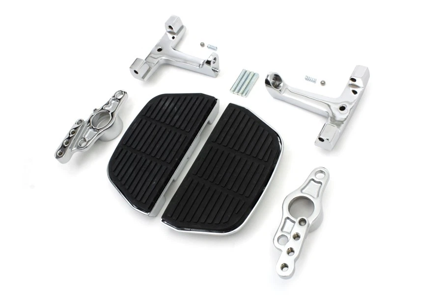 Juego de estribo de pasajero con kit de montaje de basculante para Harley Davidson Foto 2 de 3