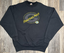 Green Bay Packers Sweatshirt Men’s Large America’s Pack NFL Football Vintage 