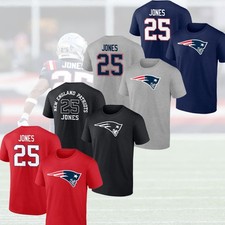 Player of the Month! Marcus Jones #25 New England Patriots Icon Name and Number