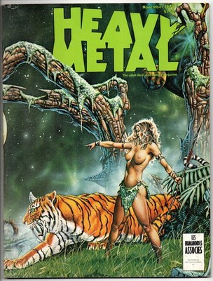 Heavy Metal November 1979 V3#7 Alfred Bester Chaykin Corben Brunner Vess Bode