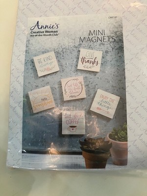 Annie's Creative Women Kit of The Month Club Mini Magnets New Open Package