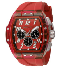 NEW - Invicta S1 Rally Kinesia Anatomic Men's Watch - 47mm. Red 45483 