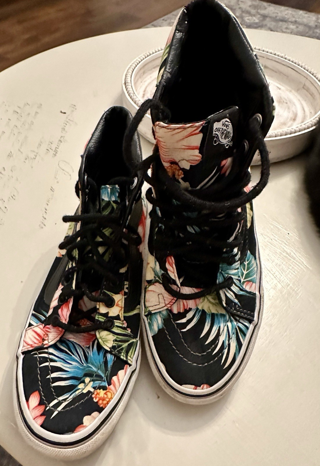 Vans Woman’s Size 8 Floral High Top