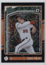 2024 Donruss Optic Rated Prospects Black Velocity Prizm 31/39 Coby Mayo 08vx