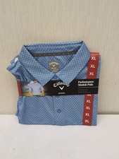 Callaway Men's Moisture Wicking Performance Golf Polo Sz XL Regatta AM6