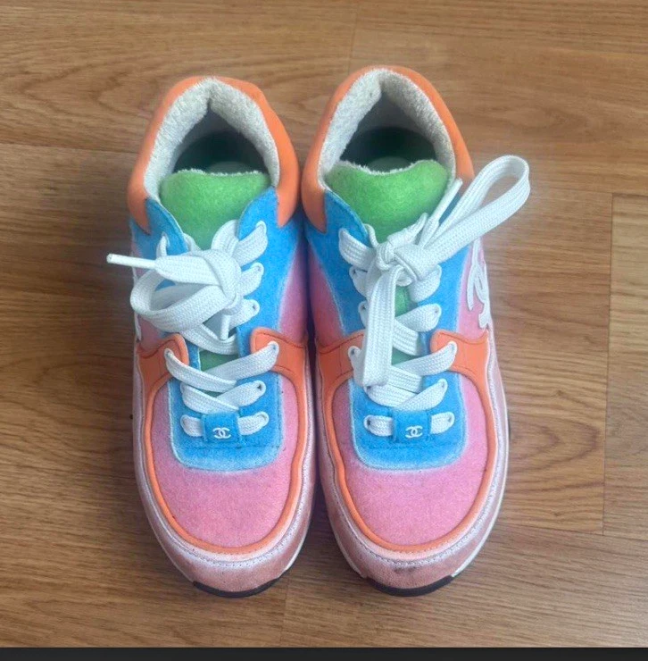 CHANEL Blue Athletic Shoes for Women for sale | eBay