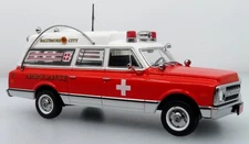 1969 Chevrolet C-10 Ambulance: Baltimore City Fire Department 1:50 Diecast Model