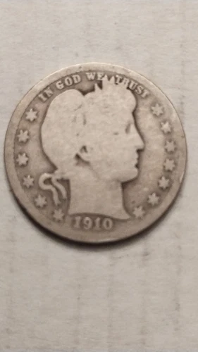 1910 Barber Quarter, Very Good Condition, But You Be The Judge.