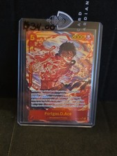 One Piece Portgas D Ace OP16-118 SEC Alt Art NM The Time of Battle EN