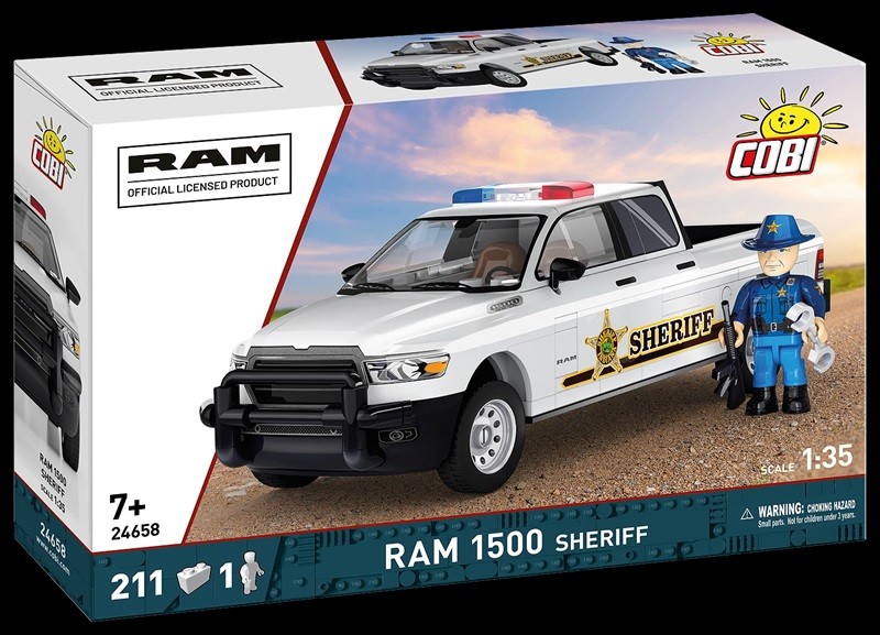 Cobi 24658 - 1:35 Ram 3500 Hemi Sheriff - New