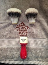 Restored C'mon Deluxe 77-4 Shave Brush With Choice Of 25mm Hand Tied Badger Knot