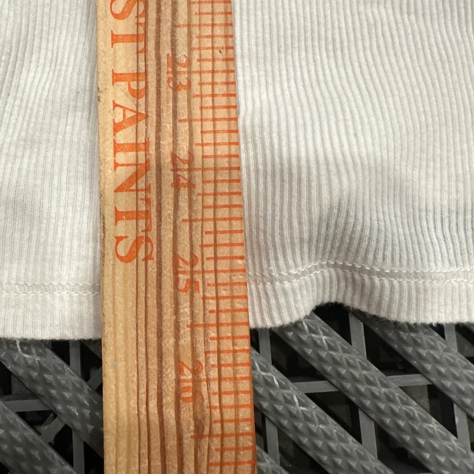 Camiseta sin mangas acanalada con ribete de encaje Lucky Brand blanca sin mangas informal verano Foto 3 de 4