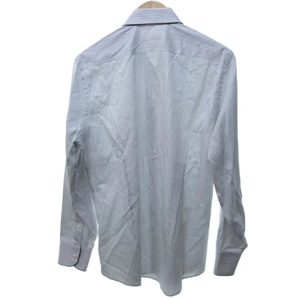 Gucci Tom Ford-Era Long Sleeve Striped Dress Shirt Multicolor Size L IBO81 Italy - Image 2 of 4