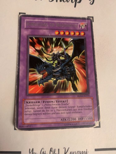 DUNKELKLINGE, DER DRACHENRITTER - RDS-DE035 DEUTSCH Yu-Gi-Oh! CARD RARE KONAMI - Picture 4 of 8