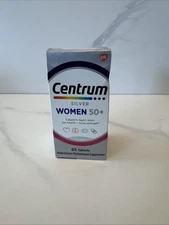 Centrum Silver Women's Multivitamin Mineral For Women 50 Plus 65 Tablets Ex 5/26