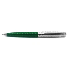 S.T. Dupont Line D Eternity Ballpoint Pen Large, Green Snakeskin 42578L