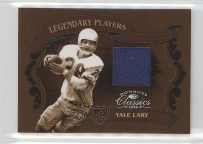2006 Donruss Classics Legendary Players Jerseys 84/250 Yale Lary #LP-7 HOF 0d3