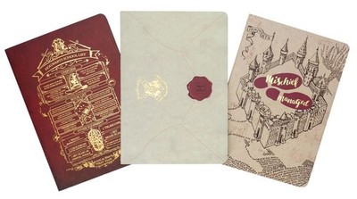 Harry Potter: Welcome to Hogwarts Planner Notebook Collection (Set of 3) by Insi