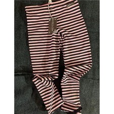 Matilda Jane Kids Girls Striped Ruffle Leggings Pants Size 8