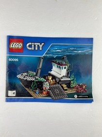 LEGO City 60095 Illustrated Instruction Manuals Booklets 1-4 English