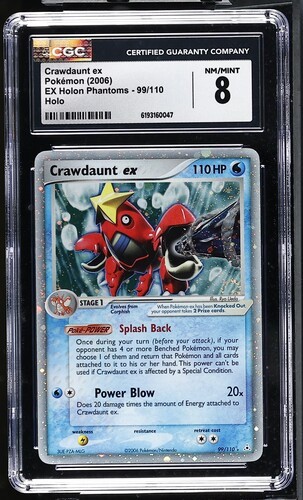 Crawdaunt ex graded CGC 8 for sale on eBay
