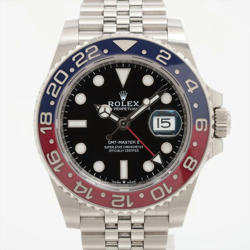 Rolex GMT Master II 126710BLRO SS SS AT black dial 3 Extra Links
