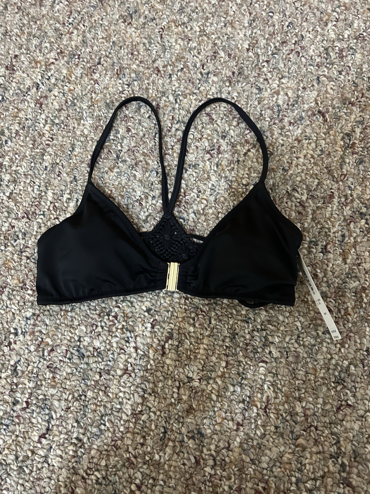 Victoria's Secret Macrame Bralette Bikini Top in XS Size-image