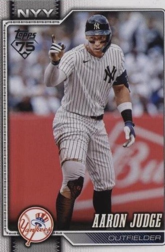 2026 Topps Series 1 75Th Anniversary Aaron Judge Titans Of The