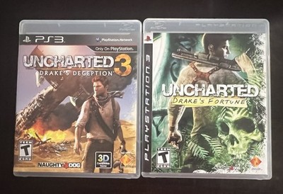 Uncharted Drakes Fortune & 3: Drake's Deception - PS3 PlayStation 3 - Tested