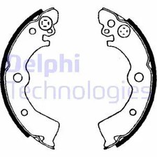 Bremsbacken LS1650 DELPHI für NISSAN SUNNY III SUNNY III Liftback 100NX ALMERA I