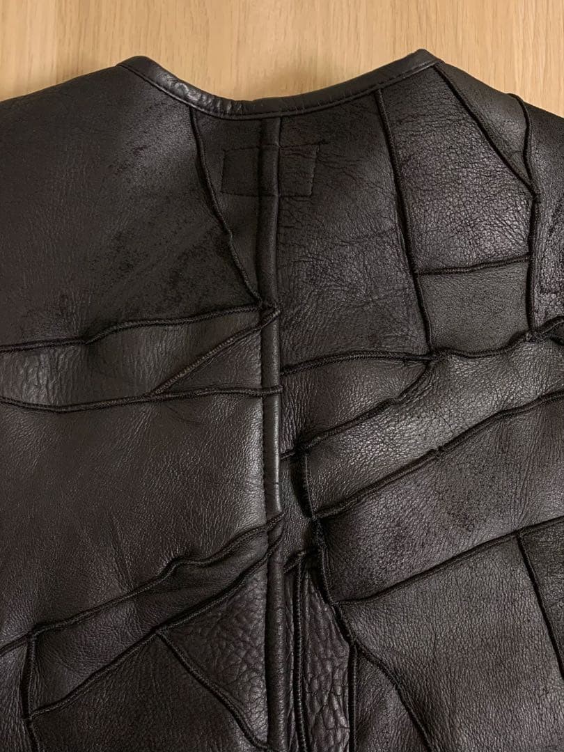 HAI SPORTING GEAR Vintage Patchwork Shearling Lea… - image 8