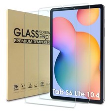 2 Pack Screen Protector for Samsung Galaxy Tab S6 Lite 10.4", 9H Tempered Glass