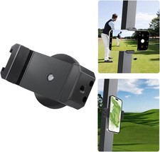 Magnetic Golf Cart Phone Holder - Strong N52 Magnet Mount for Black