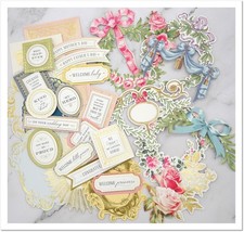 Anna Griffin  3D CROWN Sentiments  Embellishments  30 - Baby Wedding Stickers