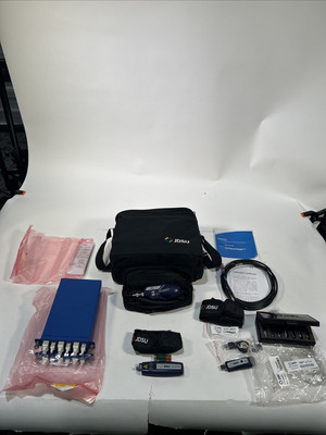 JDSU Viavi P5000i Fiber Microscope Kit - LC SC ST & Cleaners.