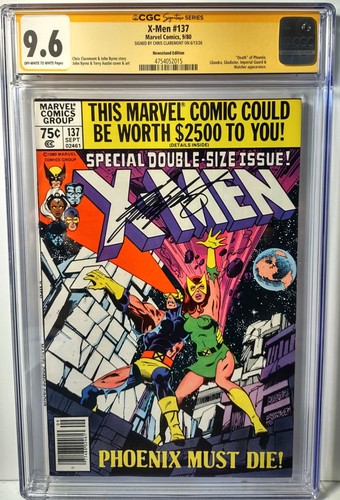 CHRIS CLAREMONT SIGNED UNCANNY X-MEN 137 (1980), CGC SS 9.6! FREE SHIPPING!