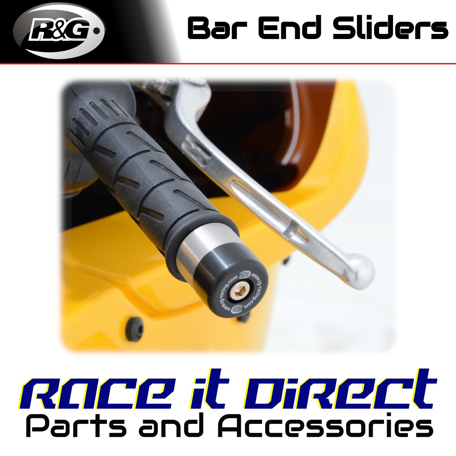 R&G - BE0027BK - Bar End Sliders