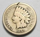 1859 INDIAN HEAD CENT, NICE TOUGHER COIN!!!!(A7)