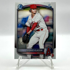 2025 Bowman GEORGE KLASSEN #BCP-63 1st Bowman Chrome Prospects - LA Angels